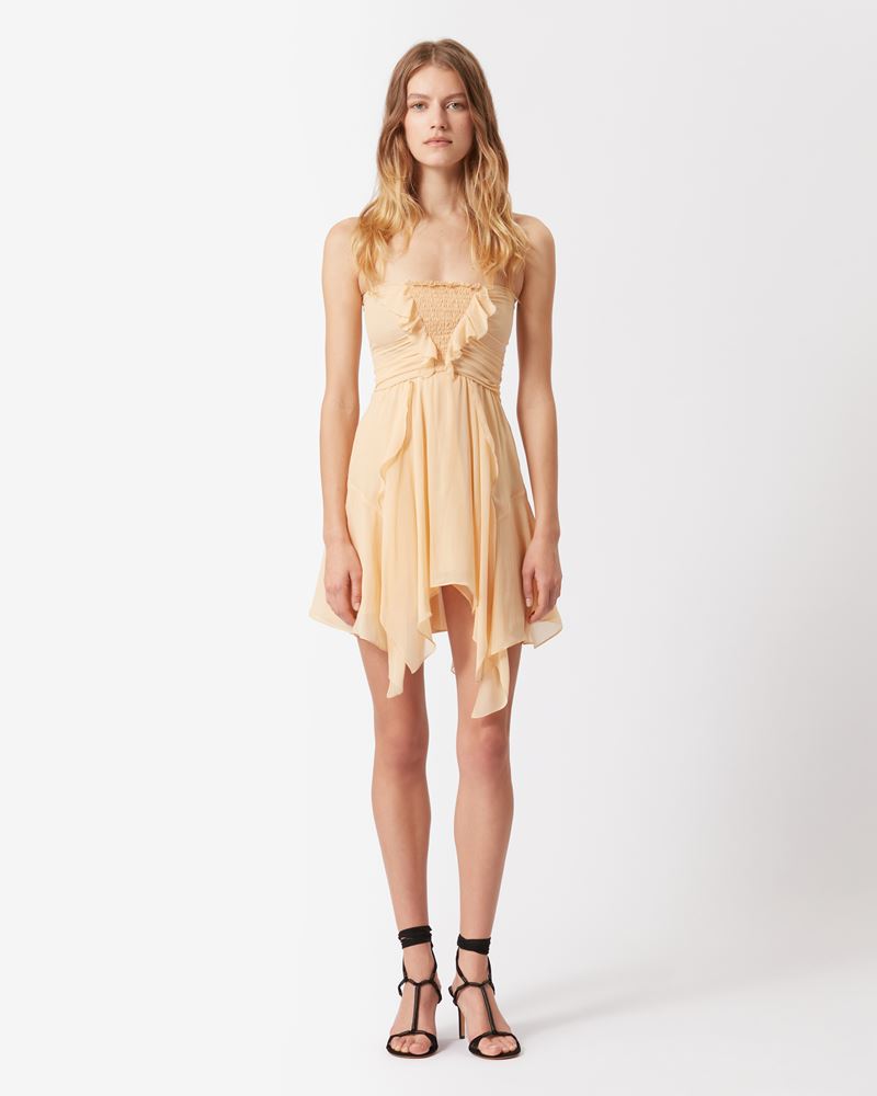 TIFFEN SILK DRESS